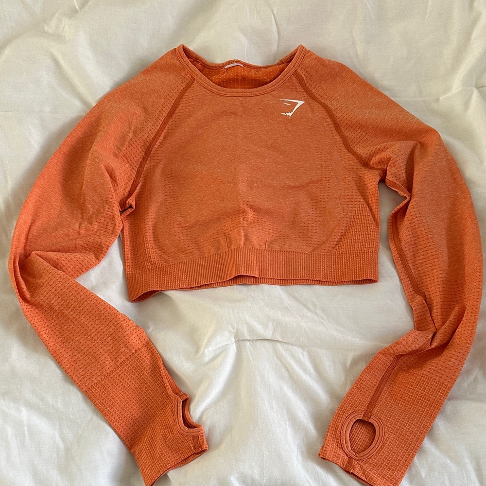 Gymshark Orange Crop Top